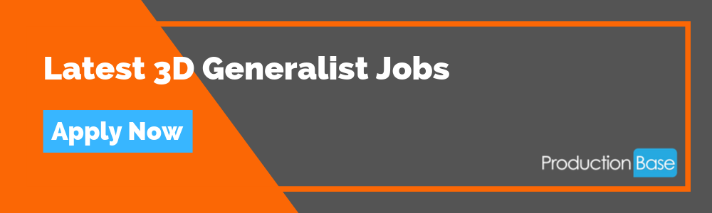 Latest 3D Generalist Jobs